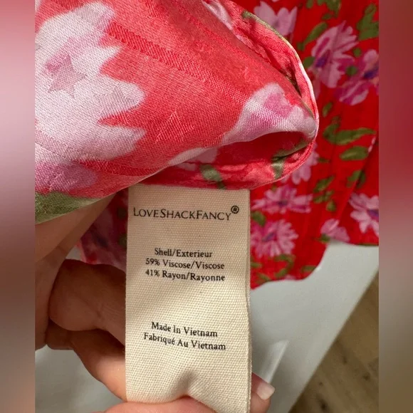 Red floral Love Shack, Fancy dress - Picture 7 of 11